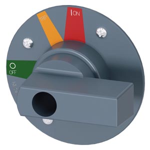 Dodatečná rukojeť k otočnému pohonu spojky dveří S