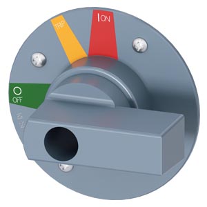 SUPPLEMENTARY HANDLE FOR
DOOR MOUNTED ROTARY OPER