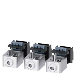 Round conductor terminal with
auxiliary conductor