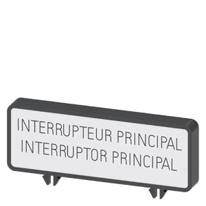 Inscription labels
French/Spanish
"Interrupteur 