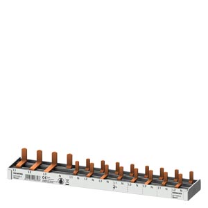 Pin Busbar 10mm2,1xRCCB 3p/N+8xComp 12MW