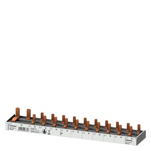 Pin Busbar 10mm2,1xRCCB 1p/N+10xComp12MW