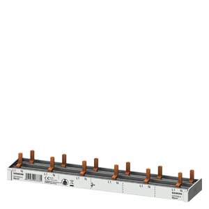 Pin Busbar 10mm2, 1p/N 6XAFD+6xComp 12MW