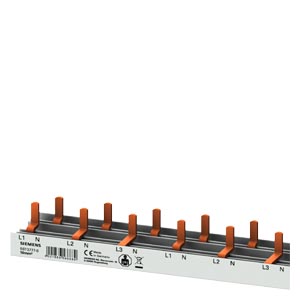 Pin Busbar 10mm2, 3p/N Comp+AS 1000mm