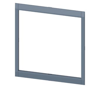 Cover frame for door cut-out