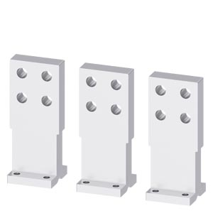 Rear connecting studs flat, 3 pcs.