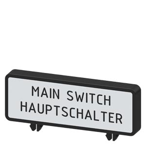 Doplňkový štítek němčina/angličtina, 47mmx17mm