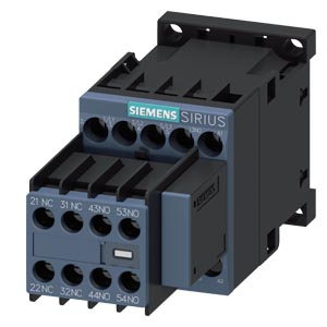 CONTACTOR, AC-3, 4KW/400V,
3NO+2NC, 120V AC 50/60