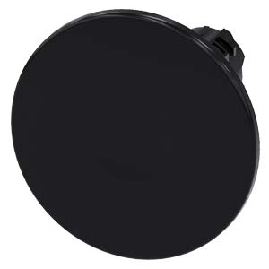 hřibové tlačítko, 22 mm, kulaté, plast, černá barv