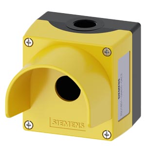 Kryt pro ovládací přístroje, 22 mm, kulatý, kov, ž