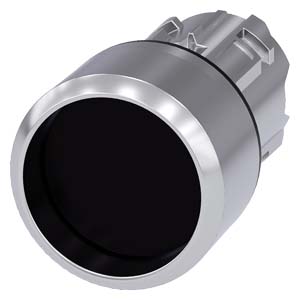 Tlačítko, 22 mm, kulaté, kov, s vysokým leskem, če