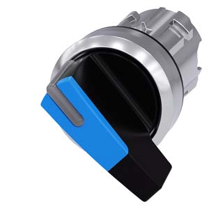 otočný spínač, s osvětlením, 22 mm, kulatý, kov, s