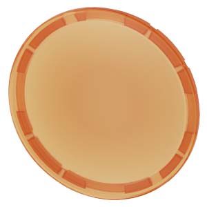 stiskací knoflík, amber, pro prosvětlené tlačítko