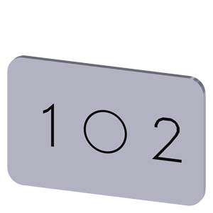 popisný štítek 17,5 x 27 mm, štítek stříbrný, symb