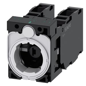 držák pro 3 moduly, 1 NO + 1 NC, 1 NO + 1 NC, LED 