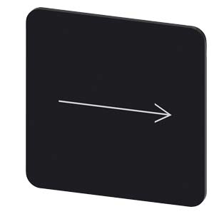 popisný štítek 27 x 27 mm, štítek černý, symbol: s