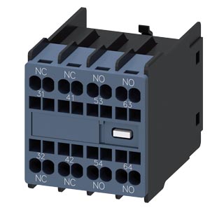 AUX.SWITCH BLOCK,FRONT,2NO+2NC,
CURR.PATH: 1NC, 1