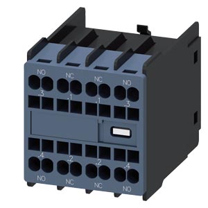 AUX.SWITCH BLOCK,FRONT,2NO+2NC,
CURR.PATH: 1NO, 1