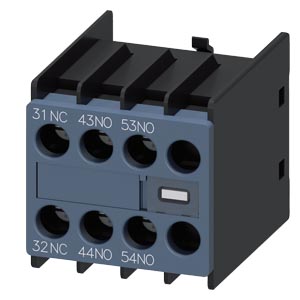 AUX.SWITCH BLOCK,FRONT,2NO+1NC,
CURR.PATH: 1NC, 1