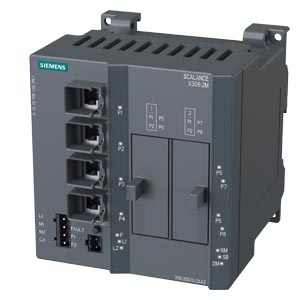 SCALANCE X308-2M, konfigurovatelný L2 switch průmy