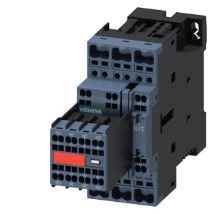 stykač, AC-3, 9A/4kW/400V, 3pólový, DC 24V, 2 NO +