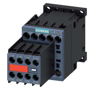 CONTACTOR RELAY, 4NO+4NC,
DC 110V,
SIZE S00, SCR