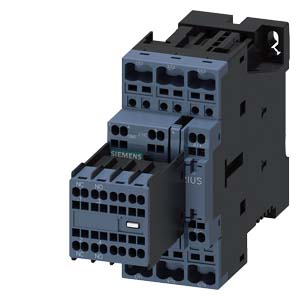stykač, AC-3, 9A/4kW/400V, 3pólový, DC 24V, 2 NO +