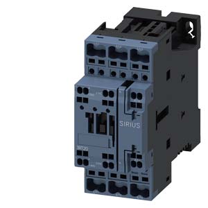 stykač, AC-3, 9A/4kW/400V, 3pólový, DC 24V, 1 NO +
