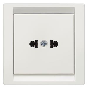 DELTA STYLE, TITANIUM WHITE
SOCKET OUTLET 15A 125