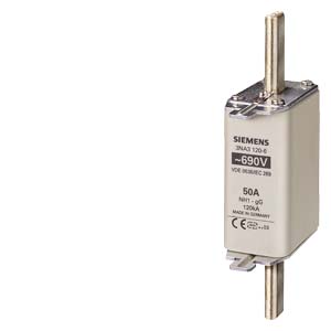 LV HRC fuse link, NH1, In: 50
A, gG, Un AC: 690 V