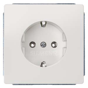 DELTA STYLE, TITANIUM WHITE
SCHUKO SOCKET OUTL. 1