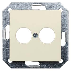 I-SYSTEM, ELECTRIC WHITE
COVER PLATE 55X55MM
FOR