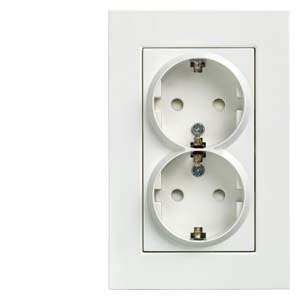 DELTA MIRO
DOUBLE SCHUKO SOCKET OUTL.
MIT FRAME 