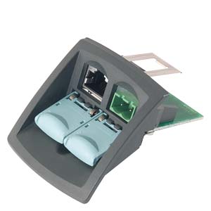 IE FC RJ45 modular outlet base module with power i