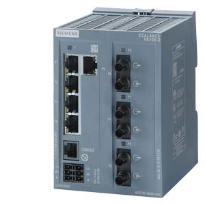 SCALANCE XB205-3, konfigurovatelný L2 switch průmy