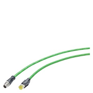 IE TP Cord M12-180/RJ45-180 (4x2, 5 m)