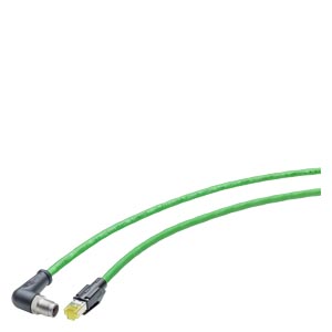 IE TP Cord M12-90/RJ45-180 (4x2, 2 m)