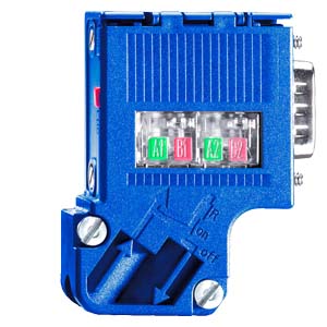 SIMATIC DP, BUS CONNECTOR FOR
PROFIBUS,W. TILTED 