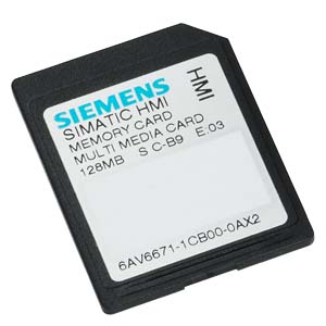 SIMATIC HMI MEMORY CARD
128 MB MULTI MEDIA CARD F