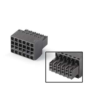 CONNECTOR, FEMALE, 12-PIN, FOR
KP8 PN, WIRE CROSS